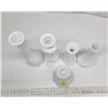 Image 2 : 5 various milk glass vases