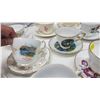 Image 4 : 17pc assorted teacups and saucers - Japan, Diamond China, Consort, Royal Darwood, Salsbury, etc.