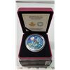 Image 2 : 2017 Canada $30 Fine Silver Colored Coin, Animals in the Moonlight:  Great Horned Owl, COA