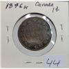 Image 1 : 1876H Canada Large Cent