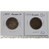 Image 1 : Lot of 2 Canada Large Cents: 1907 & 1908