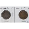 Image 3 : Lot of 4 Canada Large Cents:  1909 - 1912