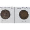 Image 5 : Lot of 4 Canada Large Cents:  1909 - 1912
