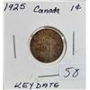 Image 1 : 1925 Canada 1¢, KEY DATE