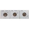 Image 2 : Lot of 3 Canada 1¢ Error Coins:  1937, 1944, 1946