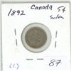 Image 1 : 1892 Canada 5¢ (1.)