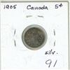 Image 1 : 1905 Canada 5¢