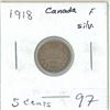 Image 1 : 1918 Canada 5¢