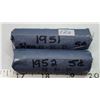 Image 1 : 2 Rolls of Canada 5¢:  1951 Regular & 1952