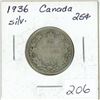 Image 1 : 1936 Canada 25¢