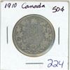 Image 1 : 1910 Canada 50¢