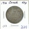 Image 1 : 1916 Canada 50¢ (1.)