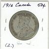 Image 2 : 1916 Canada 50¢ (2.)