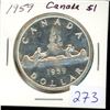 Image 1 : 1959 Canada Silver $1