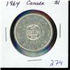 Image 1 : 1964 Canada Silver $1