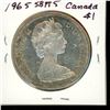 Image 2 : 1965 Sm Bds Ptd5 Canada Silver $1
