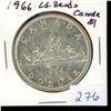 Image 1 : 1966 Lge Bds Canada Silver $1