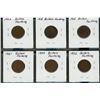 Image 2 : Lot of 6 Gr. Br. Farthing Coins:  1905, 1918, 1932 (x2), 1943, 1951