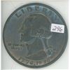 Image 1 : 1776-1976 USA Liberty Quarter Dollar Medallion, Over-Size (3")