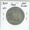 Image 2 : 1920S USA Silver Half Dollar