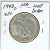 Image 2 : 1943D USA Silver Half Dollar