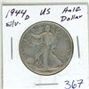 Image 1 : 1944D USA Silver Half Dollar