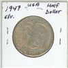 Image 2 : 1947 USA Silver Half Dollar