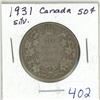 Image 1 : 1931 Canada 50¢