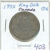Image 1 : 1932 Canada 50¢ KEY DATE