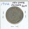 Image 2 : 1932 Canada 50¢ KEY DATE