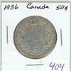 Image 1 : 1936 Canada 50¢