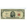 Image 1 : 1963 USA $5 bill, Granahan/Dillon, # A 15074190 A