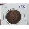 Image 3 : 1844 Bank token Canadian half penny coin