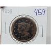 Image 3 : 1850 US 1 cent coin