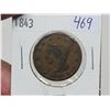 Image 3 : 1843 US 1 cent coin