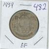 Image 1 : 1939 Canadian 50 cent silver coin