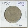 Image 1 : 1953 Canadian 50 cent silver coin