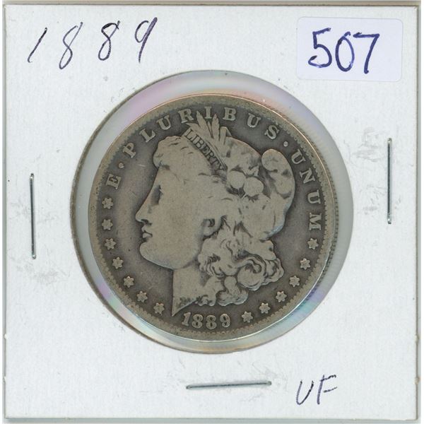 1889 US morgan silver dollar