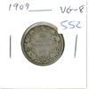 Image 1 : 1909 Silver 25 Cents. VG-8.