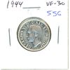 Image 1 : 1944 Silver 25 Cents. Issued during World War II. VF-30. Nice for the grade.