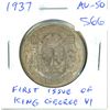 Image 1 : 1937 Silver 50 Cents. First issue of George VI. AU-50. Lustrous.