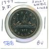 Image 1 : 1977 Detached Jewels Short Water Lines Nickel Dollar. BU.
