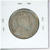 Image 2 : Newfoundland. 1908 Silver 50 Cents. Mintage of 160,000. F-12.