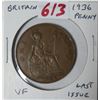 Image 1 : Great Britain. 1936 Penny. Last issue of George V. VF-20.