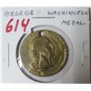Image 1 : George Washington Medal. First President of the USA. Holed.