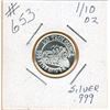 Image 1 : 1/10th OUNCE SILVER  .999 FINE - TRAIN DESIGN