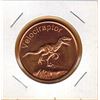 Image 1 : 1 OUNCE COPPER  -  .999 FINE - DINOSAURS - VELOCIRAPTOR