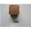Image 1 : 10 OUNCE COPPER CUBE  .999 FINE
