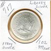 Image 1 : 1 OUNCE TROY SILVER ROUND  .999 FINE - LIBERTY SILVER