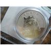 Image 2 : 2014 CANADIAN .9999 SILVER $20 MINT COIN - BOBCAT